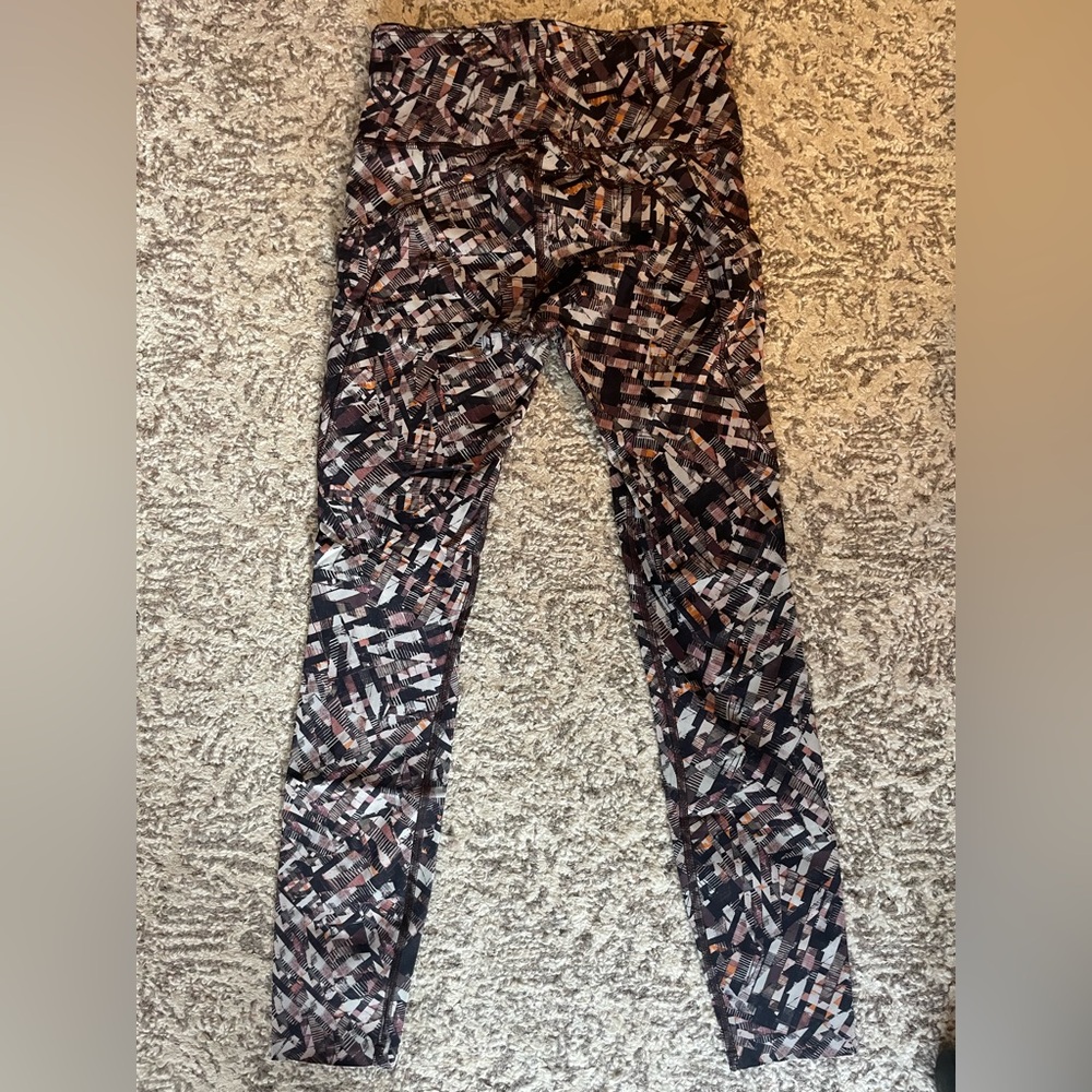 lululemon athletica Swift Speed Multicolor Patterned Leggings